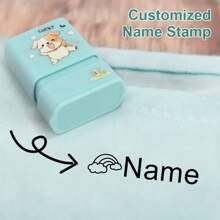 Individuell gefertigter Name personalisierter Stempel DIY Namenssiegel Kleidung Kapitel nicht leicht zu verblassen Sicherheitsnamenstempel Geschenk, personalisierte Stempel, angepasste Stempel, Schulmaterial