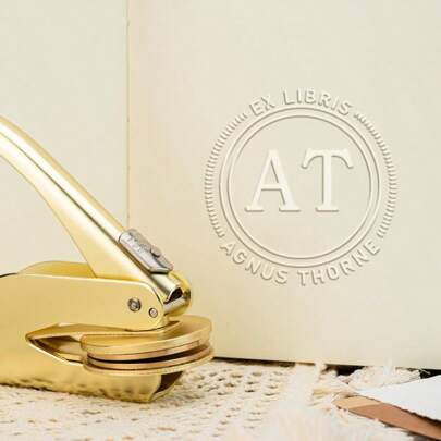 1PC Personalized Book Embosser, Custom Book Embosser Stamp, From The Library Of Embosser, Book Lover Gift, Library Embosser, Logo Embosser Personalized Wedding Embosser,Paper Embosser, Valentine's Day Gift,Hand Held Embosser,Multi-Functional,Ornamental,Reusable,Modern,Colorful,Cute,Vintage,Cartoon,Kawaii,Custom,Personalized,Unique,Customized,Workers,Clients,Students,For Business/Work/Office,For School