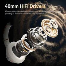 Reletech 新款 T12 涂鸦无线蓝牙耳机，炫酷设计/LED 灯光/无游戏延迟/全套耳塞/适合作为生日礼物/户外游戏 - 彩色 - 查看 11