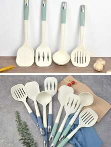 Juego de 4 utensilios de cocina de silicona - Multicolor - Ver 10