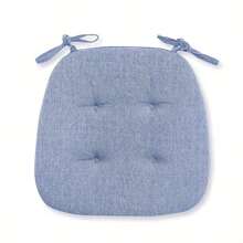 1pc Solid Color Anti-Slip Chair Cushion Pad - Universal Fit Cushion, Four Seasons, Easy To Clean, Home Dining Chair Mat - Essential Home Supplies Seat Cushion Chair Pillow Cushions Office Chair Gaming Chair