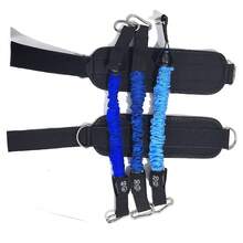 Ankle Resistance Bands Kit - Enhance Leg And Butt Workout With Adjustable Cuffs, Natural Latex Material Effective Training With 2 Padded Ankle Attachments Gym Accessories - Blue - View 5