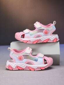 子供用スポーツサンダル、新デザイン ボーイズ/ガールズ コンフォート＆軽量オープントゥビーチサンダル - ピンク - チェックする 6