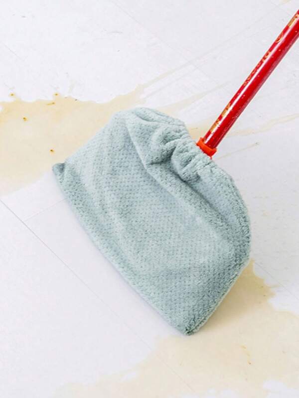 1 pieza Funda de escoba y funda de trapeador multiusos de color aleatorio con cabezal de trapeador de microfibra reutilizable y absorbente, accesorios de limpieza para el hogar