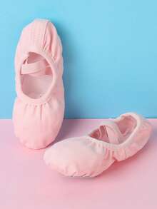 Children's Ballet Shoes, Girls Soft Bottom Dance Shoes, Kids Ballet Practice Shoes - Pink - View 4