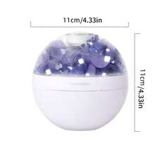 1pc Eternal Flower Humidifier, Quiet Bedroom Fragrance Diffuser & Nightlight, Desktop Small Moisturizing Mist Maker For Home