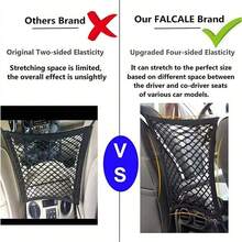 1pc Keep Your Pets On The Road - Dog Car Net Barrier With Auto Mesh Organizer & Stretchable Storage Bag - Multicolor - View 9