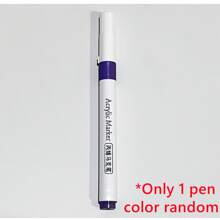 Set di pennarelli in acrilico, penne per pittura acrilica multicolore, adatte per disegno e arte per bambini, impermeabili e ad asciugatura rapida, perfette per graffiti di studenti, pittura su rocce, legno, ceramica, tessuti, tela, uova di Pasqua, zucche, fai da te e lavoretti per asilo, regalo di Natale, calze, accessori scolastici, colori casuali