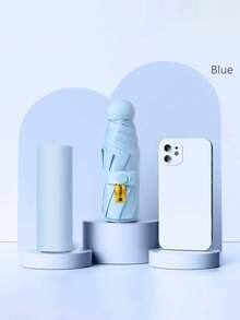 1 pezzo Mini ombrello parasole, ombrello multiuso per sole e pioggia, adatto come regalo per le vacanze, con protezione UPF50+ e anti-pioggia