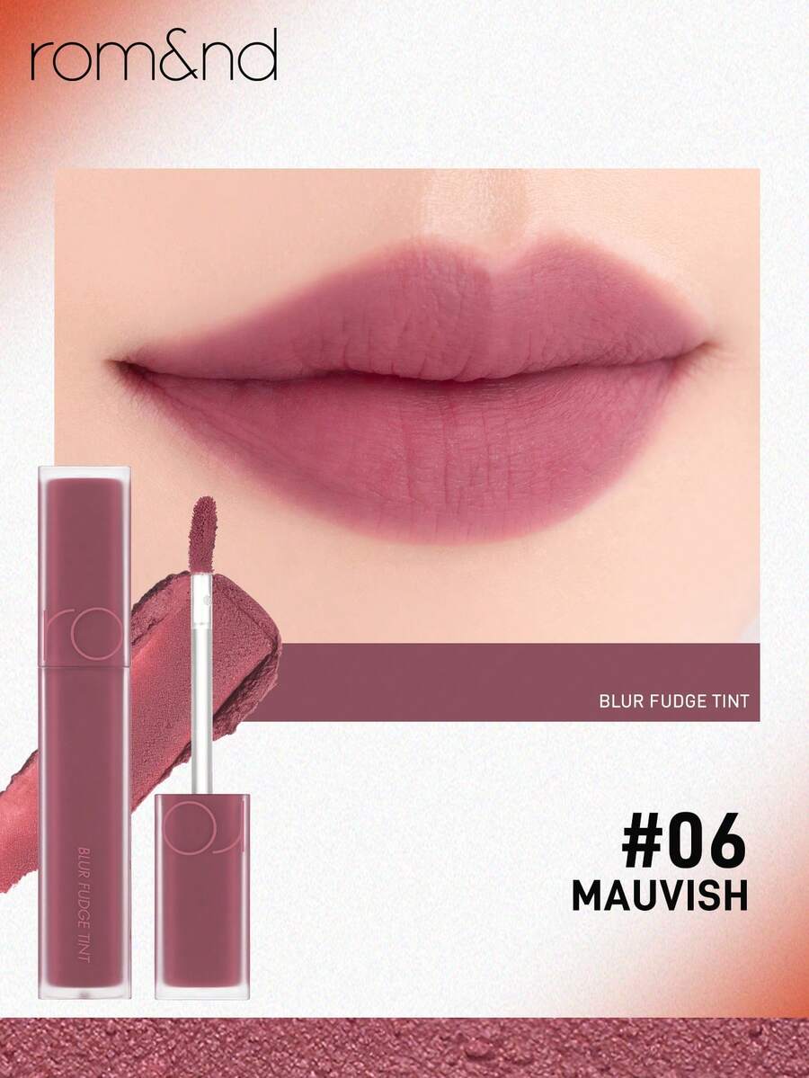 Rom&nd Romand BLUR FUDGE TINT Liquid Lipstick - 06 Mauvish - View 1