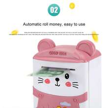 Hucha musical para niños Banco electrónico de depósito automático Mini cajero automático Cajas de ahorro para niños pequeños - Rosa - Ver 5