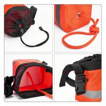 15m Kayak Throw Bag: 8MM Floating Rescue Rope With 1200lbs Tensile Strength - High Visibility Water Rescue Bag For Kayaking, Boating & Rafting - Yellow - View 5