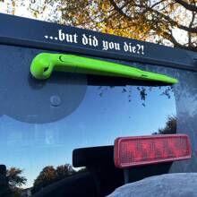 But Did You Die Vinyl Sticker, Funny Crazy Driver Decal For Car Door Bumper Rear Windshield, Goth Car Decor Accessories