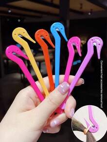 1个脱毛器，一次性橡皮筋脱毛器，不伤头发，简单方便的脱毛器，美发造型工具，发饰 - 紫色 - 查看 12