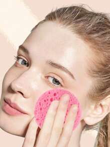 25 Stücke/Packung Einweg-Kompression Gesichtsreinigungsschwämme, parfümfrei aus Cellulose Holzzellstoff-Baumwolle, für Ästhetiker Gesichtsreinigung, Hautverjüngung, Make-up Restentfernung, wiederverwendbar, geeignet für alle Hauttypen
