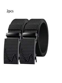 Unisex Tactical Waist Belt, Outdoor Sports Casual Canvas Nylon Webbing