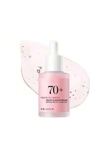 Serum Facial Peach 70 con Niacinamida 30ml - Sérum Iluminador e Hidratante - Reduce Poros y Manchas - Tratamiento Diario de Belleza - Rosa Pálido - Ver 1