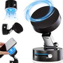 Double-Sided Vacuum Magnetic Phone Holder, Can Be Folded 360 Degrees For Portability, Fully Functional Suction Lazy Phone Holder, Circular Design, One-Handed Operation, Very Suitable For Holiday Gifts[It Is Recommended To Attach It To Smooth-Surfaced Objects, As The Adhesion Will Be More Secure.]