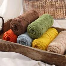 400g (200g*2), 2-Ball Pack High-Quality Elastic Cloth Yarn, Suitable For Handmade Weaving Of Bags, Baskets, Carpets, Shoes, Various Home Goods And DIY Crafts, Wedding Decorations, Valentine's Day Gifts, All Seasons