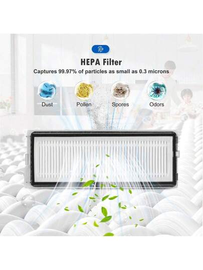 Replacement Parts Roborock QV 35A/QV 35S/QR 598/QR 798 Stofzuiger Cleaner Accessories Main Brush Hepa Filters Side Mop Pads Dust Bags view 3