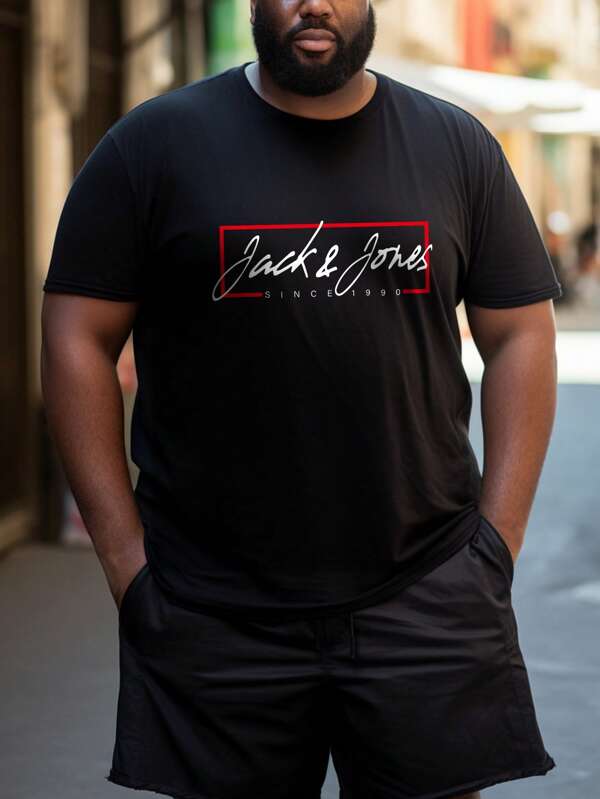 Camiseta casual de manga corta para hombres de talla grande, con diseño gráfico con lema de levantamiento de pesas, levantamiento de potencia, fitness, apta para actividades al aire libre, deportes, ir a citas, salir a cenar y otras ocasiones formales/informales - Cuello redondo, manga corta, corte ajustado para resaltar la figura masculina - Hecha de fibra de poliéster elástica, suave y transpirable - Lavado a máquina - Regalo perfecto para hombres