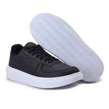 Men's Casual Sneaker Sport Thin, Light And Comfortable, Everyday - màu đen - Xem 5