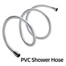 1根PVC材质淋浴管，结实耐用，不易缠绕，适用于浴室淋浴喷头、浴室等浴室用品及工具。