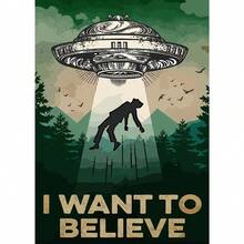 1PC Poster hiện đại TÔI MUỐN TIN TƯỞNG Tranh Canvas Người ngoài hành tinh UFO In HD Tv Chơi Nghệ thuật treo tường Hình ảnh cho Phòng khách Phòng ngủ Quầy bar Trang trí nhà Khung tùy chọn - Nhiều màu - Xem 72