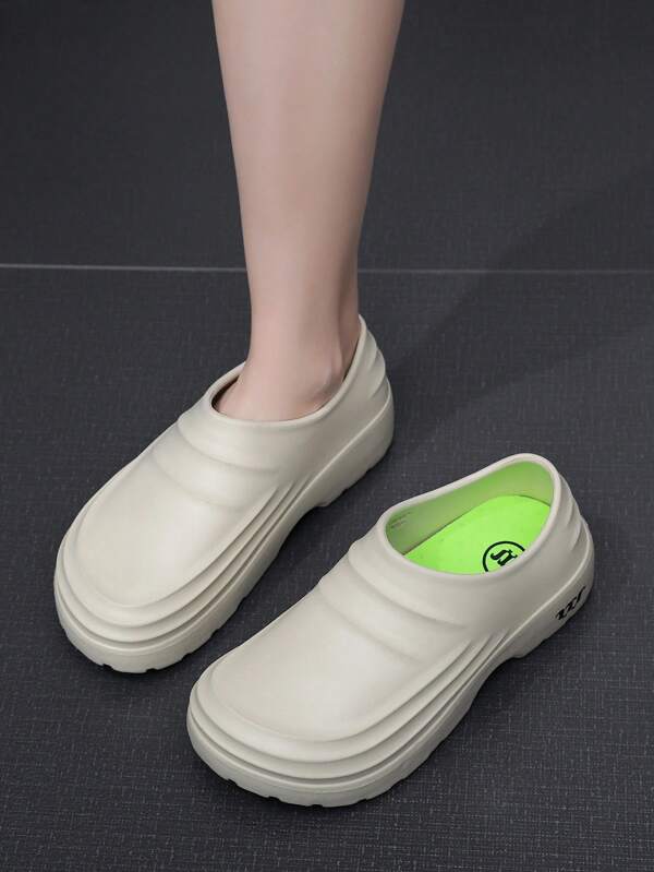 W 1 Pair Women's Non-Slip, Waterproof, Oil-Resistant Kitchen/Food Service/Hotel Back-Of-House Work Shoes With Soft Soles