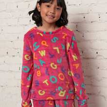 ***Check The Measurements Carefully*** Children's Pajama Set/Fleece Ultra Soft/Boy, Unisex. - Red - View 5