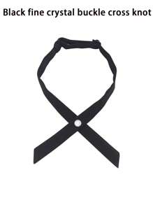 Cross Tie Collar JK Uniform Shirt, Japanese School Style Student Burgundy Bowknot