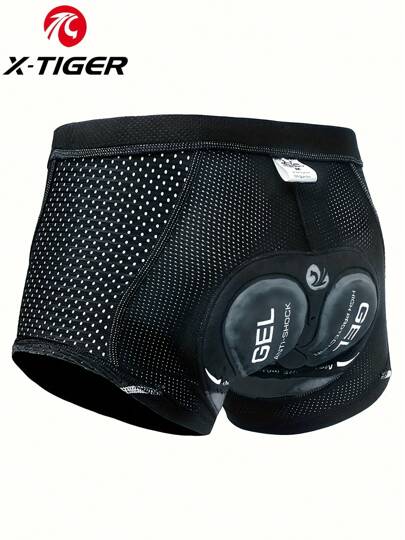 X-TIGER X-TIGER 5D Gel Padded Men's Cycling Underwear Shorts, Breathable Mountain Bike Undershorts