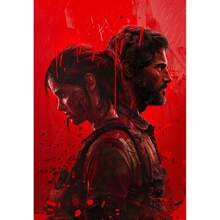 1 pièce/3 pièces Affiche murale Art optionnel Cadre Série américaine de drame "The Last of Us" Saison 2 Jeu zombie populaire "The Last Survivor" Collection d'affiches vedette Impression HD sur canevas de style vintage. Décoration de maison, chambre à coucher, bar fond