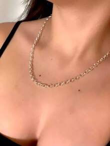 Choker Necklace And Bracelet Kit With Venetian Cord In 925 Silver Durability Of Up To 3 Months - 金色 - 查看 5
