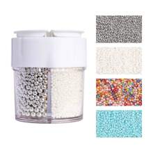 1 pièce de Perles, Perles pour la décoration de gâteau en 2 tailles, Perles blanches nacrées pour la décoration de gâteau, cupcake, glace, chocolat, biscuits, célébrations, mariage, baby shower, fête