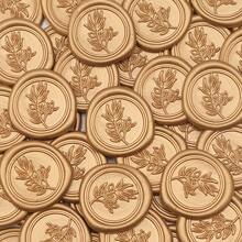 20/25 Pcs Tree Branch Wax Seal Stickers - Wedding Envelope Seal Stickers, 25 Pcs Self- Adhesive Wax Seals, Perfect For Invitation Cards, Christmas Cards, Gift Wrapping, Party Menu Decor - one-size - View 4