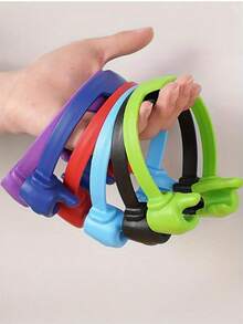 Suporte flexível para telemóvel e tablet em forma de polegar, suporte universal para telemóvel, essencial para pessoas preguiçosas, portátil, adequado para escritório, casa e outras ocasiões, presente de aniversário e formatura, suporte universal para telemóvel, para ver filmes na cama - Multicolorido - Ver 4