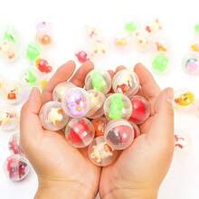10pcs/Set Transparent Capsule Surprise Toys Assortment, Collectible Figurine Mixed Gift Set, Party Favors
