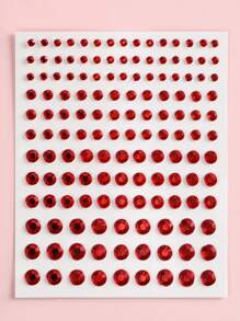 3D Realistic Chunky Glitter Glass Rhinestone Facial Decorations, Suitable For Hair, Eyes, Face, Body Decoration, Gift For Women, Music Festival, Party, Masquerade