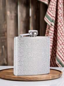 1/2 pièces Flasque de hanche portable, pot à vin en acier inoxydable, flasque de hanche pour le whisky et l'alcool avec bouchon à vis, flasques de poche pour l'extérieur, bouteille d'alcool