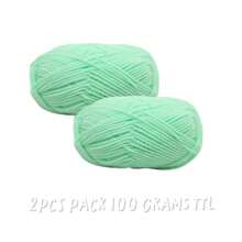 2Pcs 5-Ply Cotton Yarn Suitable For DIY Knitting Bags, Scarves, Hats, Sweaters, Home Textiles, Weight 100g