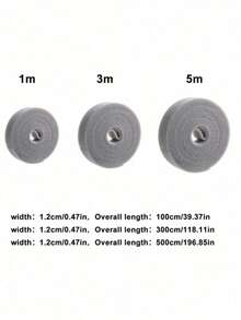 Bộ sắp xếp cáp sạc 1m/3m/5m, Dây buộc cáp, Dây buộc cáp dạng móc và vòng, Lưu trữ cáp dữ liệu, Dây đeo móc và vòng tự kẹp hai mặt RollWinder, Dành cho cáp tai nghe/USB, Dây buộc cáp máy tính, Bộ sắp xếp cáp để bàn, Quản lý cáp & dây Tổ chức nhà & văn phòng - Xám - Xem 7