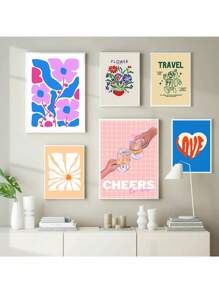 Affiche d'art mural représentant la fille du marché aux fleurs de Matisse, un chat, un oiseau et une fraise, pour la décoration de salon. Peinture sur canevas, images murales, décoration de salon, peintures cadeaux avec cadre en option