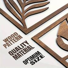 3pcs/1set Vintage Relief Wall Decor Set, Suitable For Living Room And Bedroom, Art Installation, Fusion Of Japanese And Nordic Style, Wall Decor Set With Wood Panel Artwork.