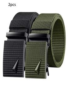 Unisex Tactical Waist Belt, Outdoor Sports Casual Canvas Nylon Webbing