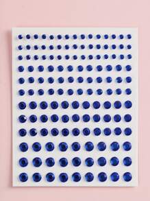 3D Realistic Chunky Glitter Glass Rhinestone Facial Decorations, Suitable For Hair, Eyes, Face, Body Decoration, Gift For Women, Music Festival, Party, Masquerade