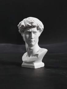 1 pièce de vase de décoration d'intérieur représentant la sculpture antique grecque de David, figurine en résine tridimensionnelle, décor de pot de fleurs d'intérieur et d'extérieur, décoration exquise