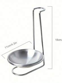 1 pièce Organiseur de cuisine en acier inoxydable - Porte-cuillères et bols verticaux, support pour ustensiles de cuisine pour le rangement à la maison