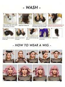 16 Inch Long Straight Grey Wigs With Bangs Synthetic Wigs For Women Ordinary Work, Life, Dance Parties And All Occasions Use