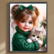 1 bộ dụng cụ làm tranh kim cương 5D DIY dành cho người mới bắt đầu, kim cương khoan tròn đầy đủ, tranh kim cương thủ công hoàn chỉnh, bao gồm dụng cụ khoan và kim cương tổng hợp nhiều mặt sáng bóng, không có khung, nhiều kích cỡ có sẵn, trang trí tường nhà lý tưởng - Nhiều màu - Xem 5